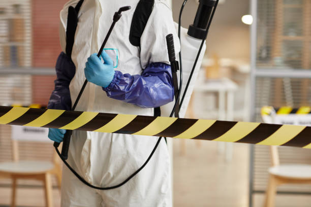Professional Biohazard Cleanup technician working in Spring Valley, MN